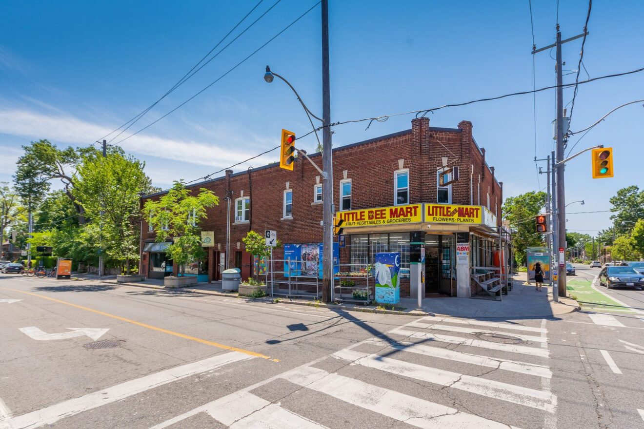 545 Annette Street, Toronto — mixed-use retail corner at Annette and Runnymede for sale