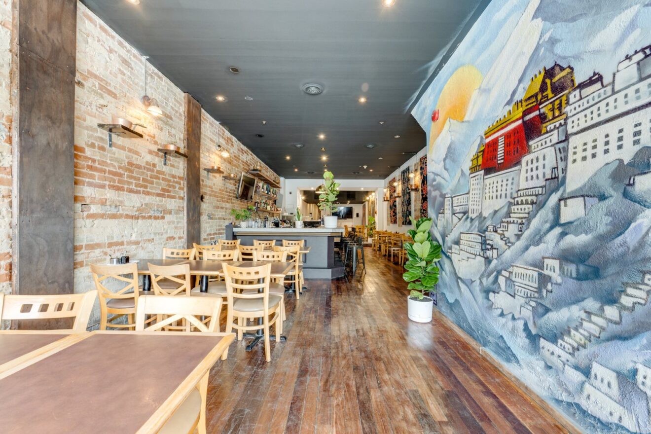 Restaurant dining room at grade, 1378 Queen Street West
