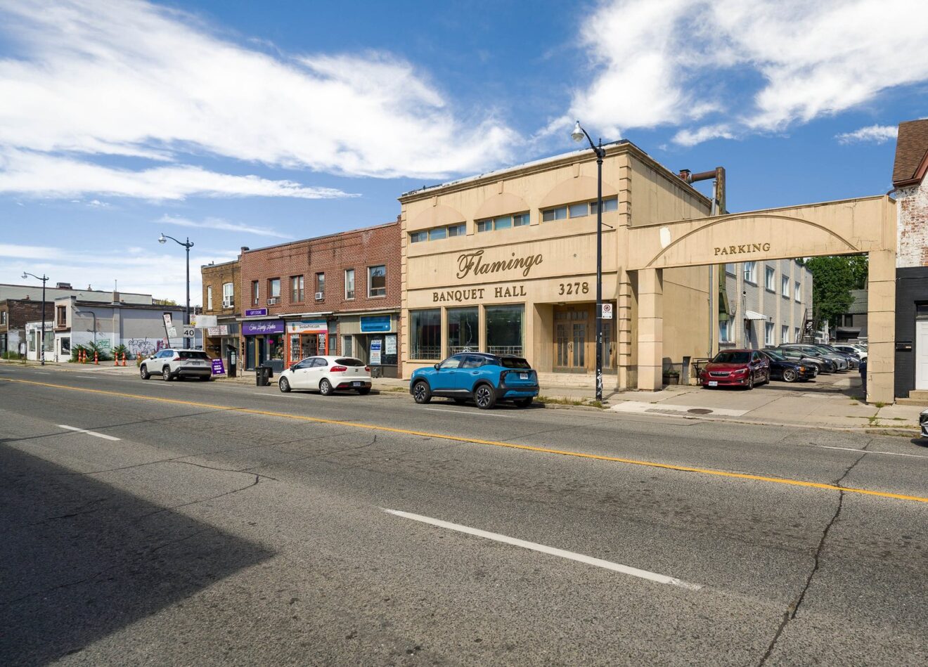 3278 Dundas St W seen from Dundas Street West in The Junction