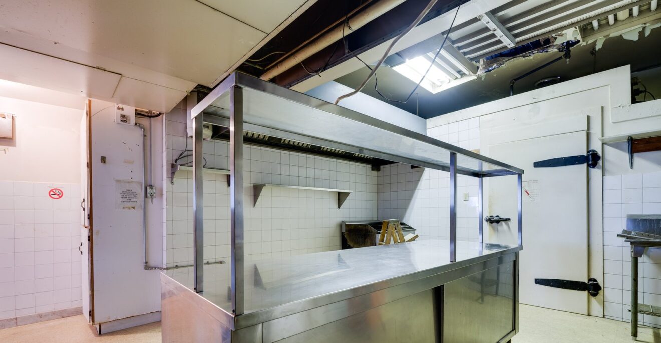 Commercial kitchen at 3278 Dundas St W